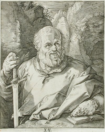 Sankt Mattias av Hendrick Goltzius