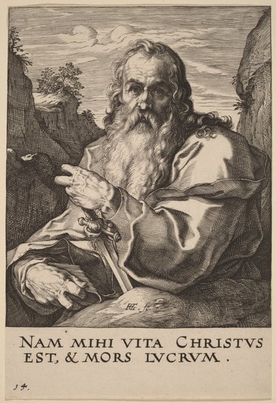 Sankt Paulus av Hendrick Goltzius