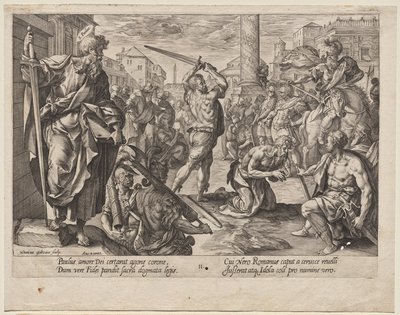 Sankte Pär av Hendrick Goltzius