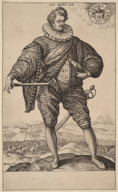 Stanislaw Sobocki (?) av Hendrick Goltzius