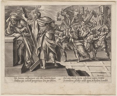 Den helige Judas Thaddeus och Simon seloten av Hendrick Goltzius
