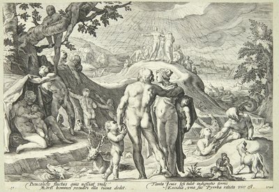 Översvämningen av Hendrick Goltzius