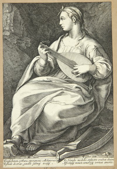 Terpsichore av Hendrick Goltzius