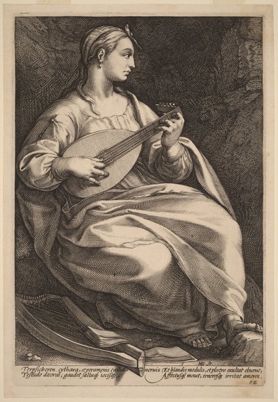 Terpsichore av Hendrick Goltzius