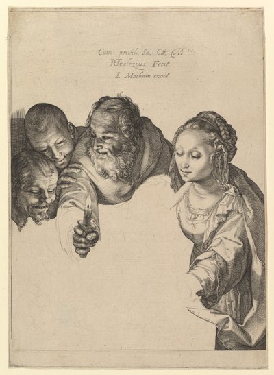 Herdarnas tillbedjan av Hendrick Goltzius