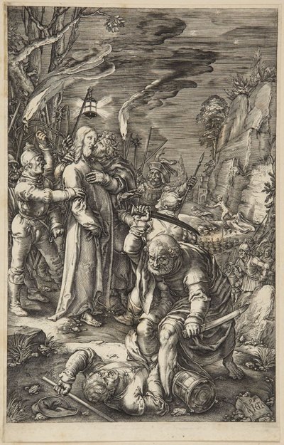 Kristi förräderi av Hendrick Goltzius