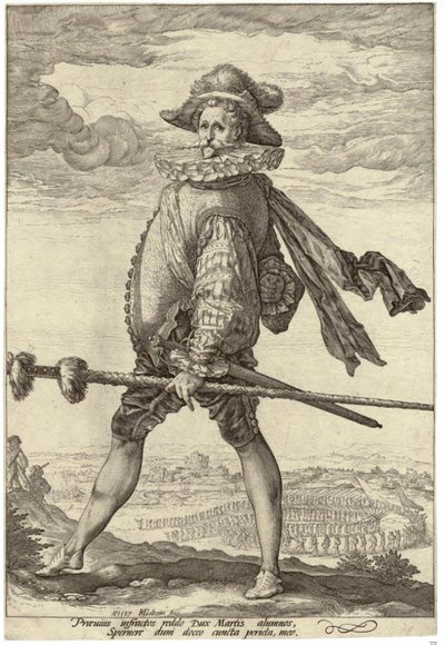 Infanteriets kapten av Hendrick Goltzius