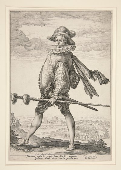 Infanteriets kapten av Hendrick Goltzius