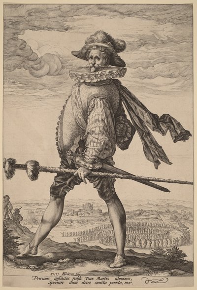 Infanteriets kapten av Hendrick Goltzius