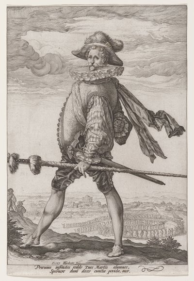 Infanteriets kapten av Hendrick Goltzius