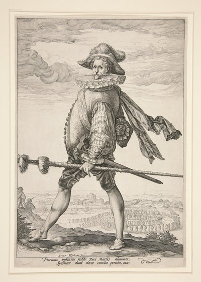 Infanteriets kapten av Hendrick Goltzius