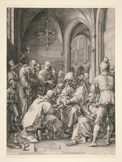 Omskärelsen av Hendrick Goltzius