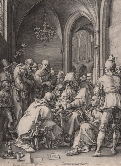 Omskärelsen av Hendrick Goltzius