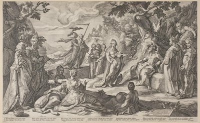 Midas dom av Hendrick Goltzius