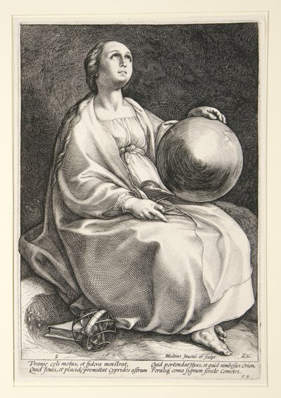 De nio muserna av Hendrick Goltzius