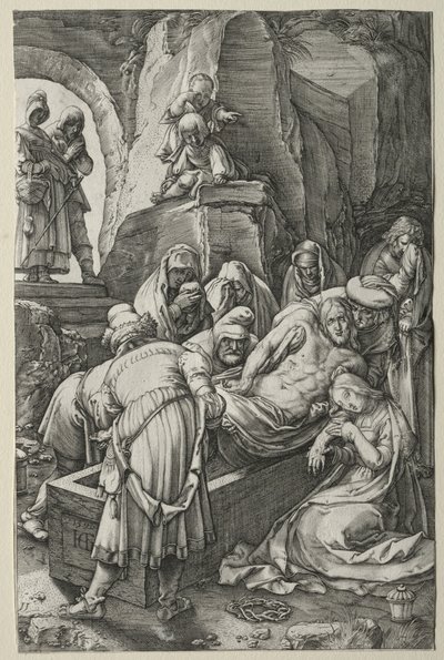 Passionen: Gravläggningen av Hendrick Goltzius