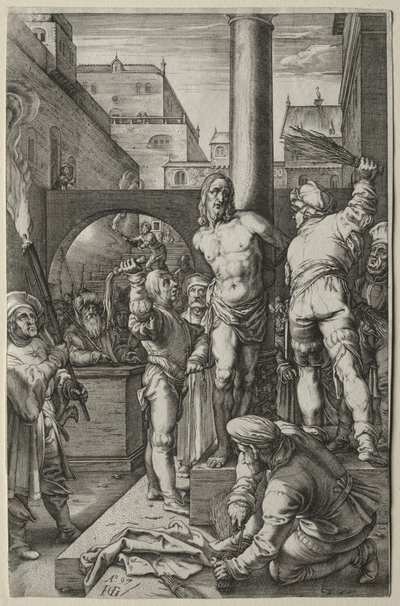 Passionen: Flagglingen av Hendrick Goltzius