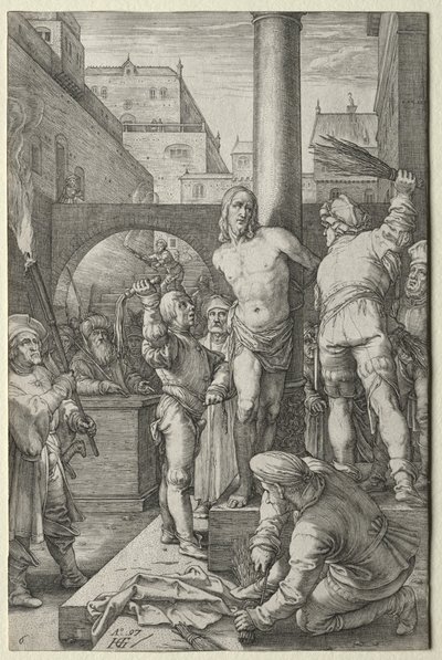Passionen: Flagglingen av Hendrick Goltzius