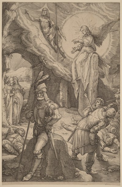 Uppståndelsen av Hendrick Goltzius