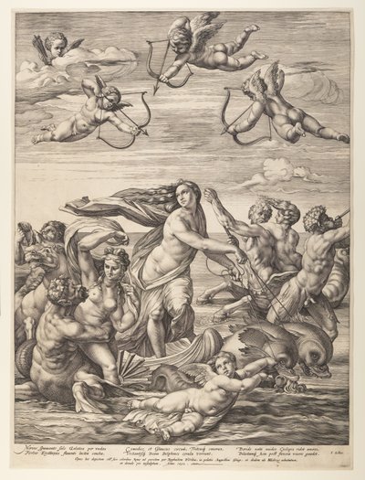 Galateas triumf av Hendrick Goltzius