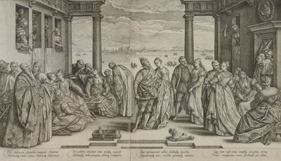 Bröllopet i Venedig av Hendrick Goltzius