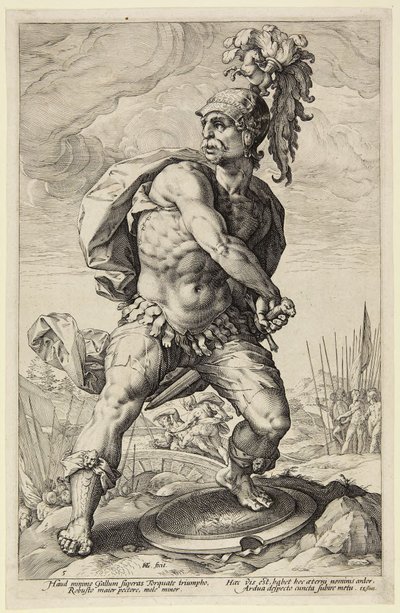 Titus Manlius Torquatus av Hendrick Goltzius