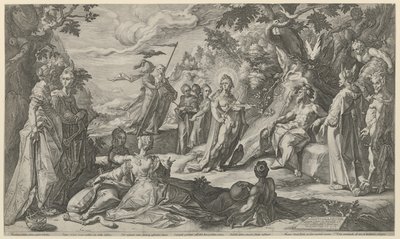 Midas dom av Hendrick Goltzius