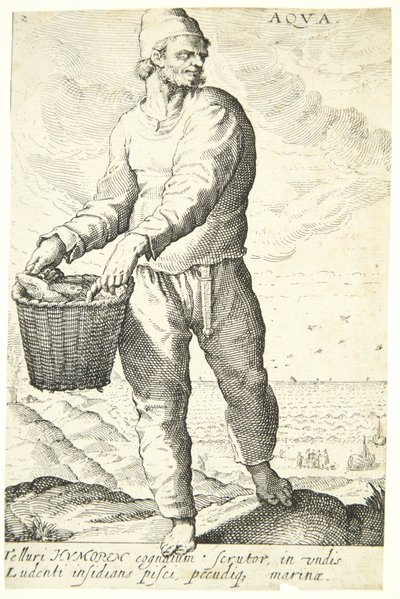 Vatten (Aqua) av Hendrick Goltzius