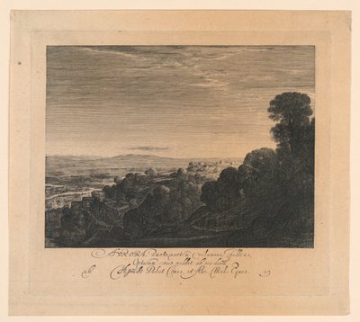 Aurora: Landskap i gryningen av Hendrick Goudt