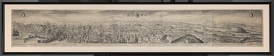 Panorama från Rom Roma (titel på objekt) av Hendrick Hondius (I)