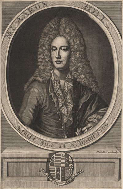 Aaron Hill, 1709 av Hendrick Hulsberg