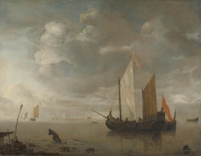 Lugna havet av Hendrick Jacobsz. Dubbels