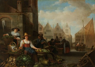Grönsaksmarknaden av Hendrick Martensz. Sorgh