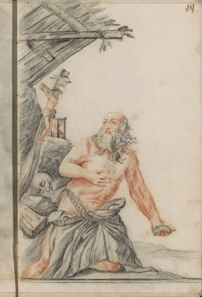 Ångerfulla Jerome av Hendrick van Beaumont