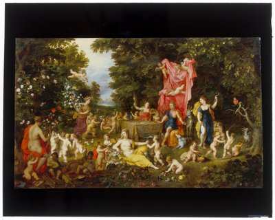 En allegori över de fem sinnena av Hendrick van and Brueghel Jan (1568 1625) Balen