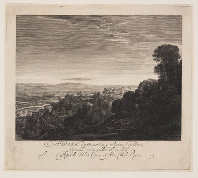 Aurora, landskap i gryningen av Hendrick von Goudt