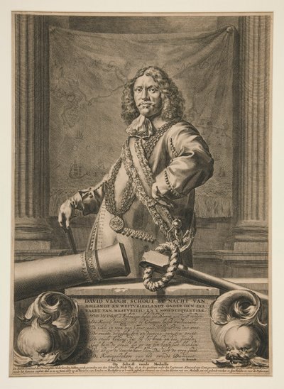 Porträtt av David Vlugh av Hendrik Bary