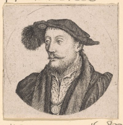 Porträtt av René av Châlon, prins av Oranien av Hendrik Bary