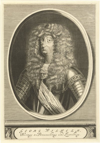 Porträtt av George William, hertig av Braunschweig-Lüneburg av Hendrik Causé