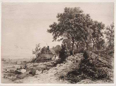 Stuga vid havet av Hendrik Dirk Kruseman van Elten