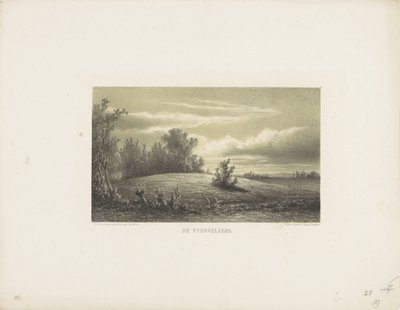 Stubbberget The Stoppelberg (titel på objekt) av Hendrik Dirk Kruseman van Elten