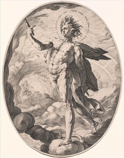 Apollo, 1588. av Hendrik Goltzius
