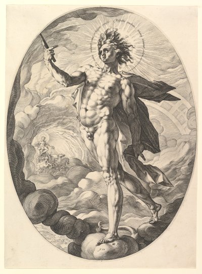 Apollo, 1588. av Hendrik Goltzius