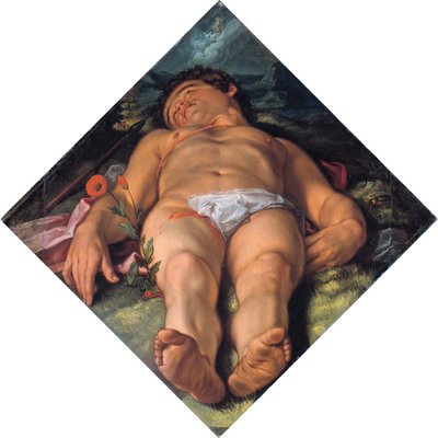 Döende Adonis, 1609 av Hendrik Goltzius