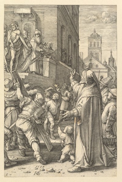 Ecce Homo, från The Passion of Christ, 1597. av Hendrik Goltzius