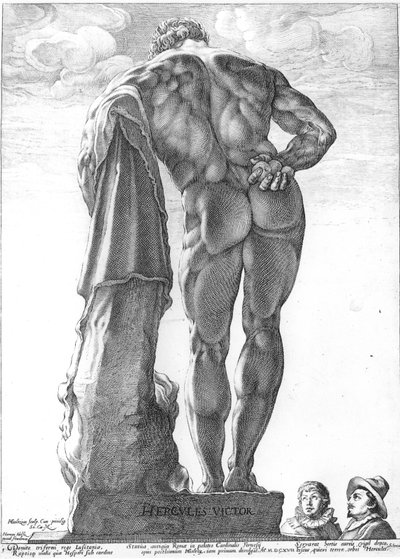 Farnese Hercules av Hendrik Goltzius