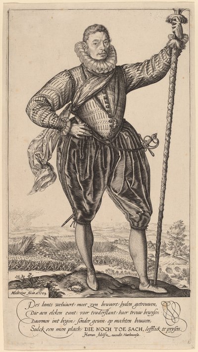 Gerrit de Young av Hendrik Goltzius