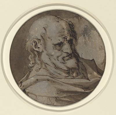 Chef för en apostel av Hendrik Goltzius