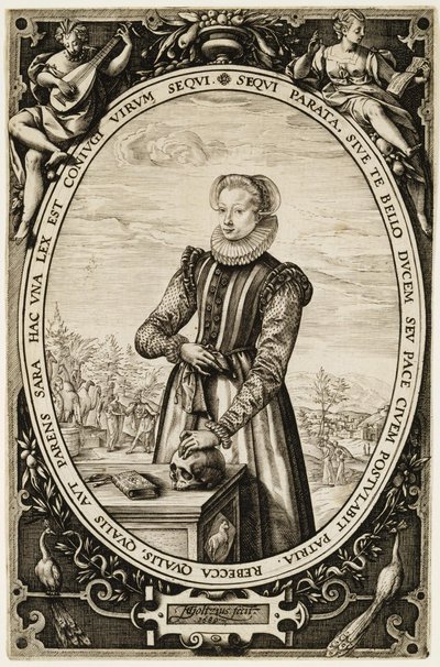 Josina Hamels av Hendrik Goltzius