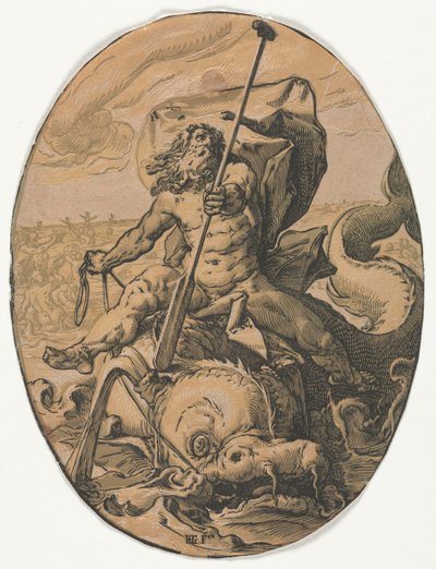 Neptunus. av Hendrik Goltzius